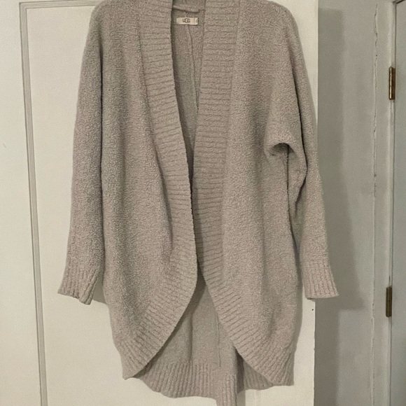 UGG Beige Open-Front Cardigan - Picture 1 of 3
